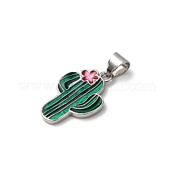 Brass Enamel Pendants&nbsp;FIND-I054-01B-P