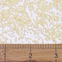 MIYUKIデリカビーズ  シリンダー  日本製シードビーズ  11/0  （db1478)透明な淡いアプリコットの光沢  1.3x1.6mm  穴：0.8mm  約2000PCS /ボトル  10 G /ボトル&nbsp;SEED-JP0008-DB1478