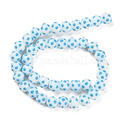 Baking Paint Glass Beads Strands&nbsp;LAMP-F032-02B
