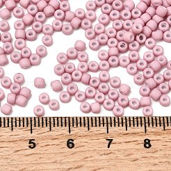 トーホー 8/0ラウンドビーズ  日本製シードビーズ  （765)つの不透明なパステルフロストプルメリア  3mm  穴：1mm  約1110個/50g&nbsp;SEED-XTR08-0765