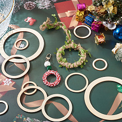 100Pcs 5 Styles Wooden Craft Supplies&nbsp;WOOD-EL0001-04