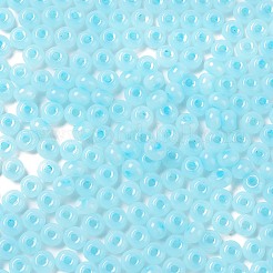 Imitation Jade 3/0 Glass Seed Beads&nbsp;SEED-Z001-A-A06