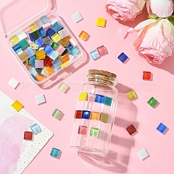 100Pcs 2 Colors Mosaic Tiles Glass Cabochons&nbsp;DIY-YW0012-19