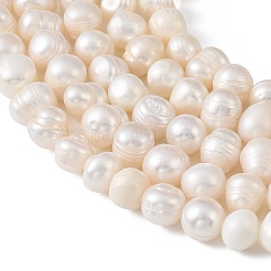 Natural Cultured Freshwater Pearl Beads Strands&nbsp;PEAR-L034-17A