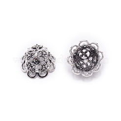 Tibetan Style Zinc Alloy Bead Cap&nbsp;PALLOY-WH0085-79B
