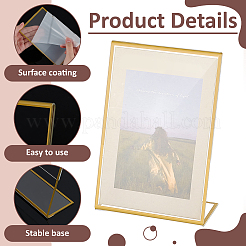 20Pcs Rectangle Acrylic Table Card Stands Display Holder&nbsp;ODIS-WA0001-04B