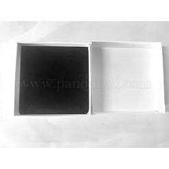 Square Cardboard Jewelry Gift Boxes&nbsp;CON-WH0084-25