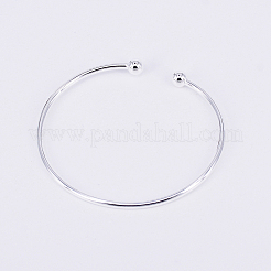 Brass Torque Bangles&nbsp;KK-WH0034-22P-1