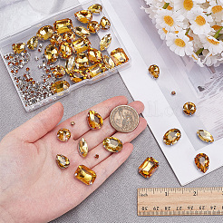 156Pcs 7 Styles Sew on Rhinestone&nbsp;DIY-SP0007-30C