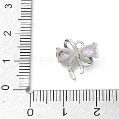 Brass Micro Pave Cubic Zirconia Charms&nbsp;KK-A300-01P