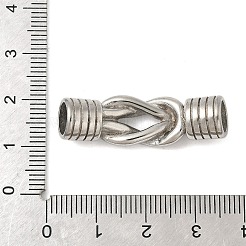 304 Stainless Steel Knot Connector Charms&nbsp;STAS-Z147-10P