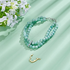 2Pcs 2 Colors 925 Sterling Silver Peanut Twister Clasps&nbsp;FIND-PH0025-43