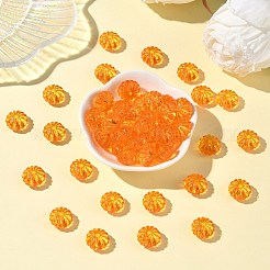 Autumn Theme Transparent Acrylic Beads&nbsp;PL712Y-5