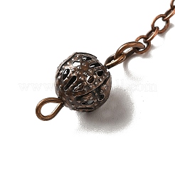 天然水晶dowsing pendulum大きなペンダント  真鍮パーツ  弾丸  260~270mm  穴：1.5mm&nbsp;G-H285-06R-25