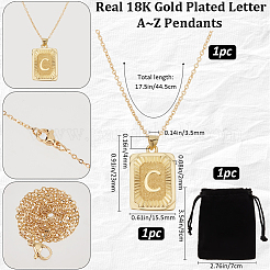 1Pc Brass Pendants&nbsp;NJEW-BBC0001-18C