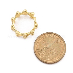 Rack Plating Brass Cuff Rings for Women&nbsp;RJEW-M028-115G