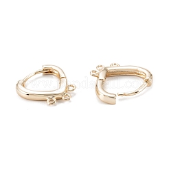 Brass Hoop Earring Findings&nbsp;KK-D063-11G