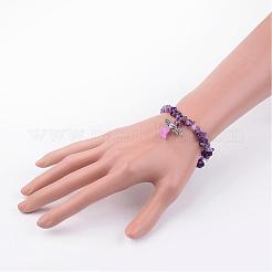 Natural Mixed Stone Stretch Bracelets&nbsp;BJEW-JB02527