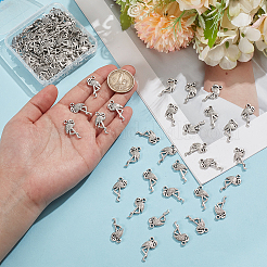 120Pcs Tibetan Style Alloy Pendants&nbsp;TIBEP-GO0001-05