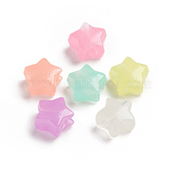 Luminous Acrylic Beads&nbsp;TACR-WH0002-15