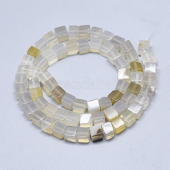 Natural White Agate Beads Strands&nbsp;G-S357-G10