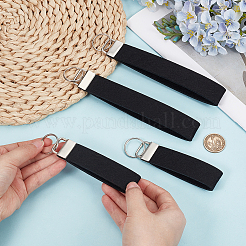 4Pcs 2 Styles Felt Keychain Clasps&nbsp;FIND-GF0009-68