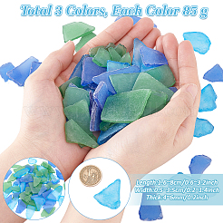 Ocean Series Glass Cabochons&nbsp;GLAA-PH0007-73