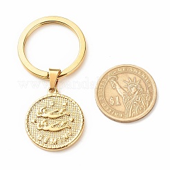 304 Stainless Steel Pendants Keychain&nbsp;KEYC-JKC00314-03