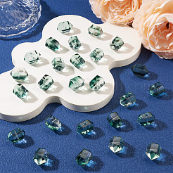 30Pcs Transparent Handmade Lampwork Beads&nbsp;LAMP-TADJ0001-12J