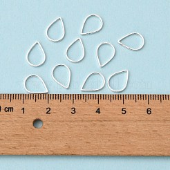 Brass Linking Rings&nbsp;X-EC0317x11mm-S
