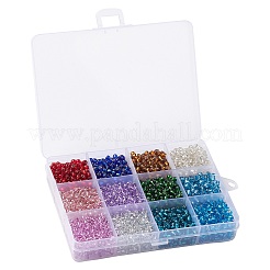 3456Pcs 12 Colors Transparent Glass Seed Beads&nbsp;GLAA-CJ0002-35