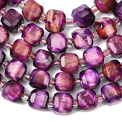 Natural Tiger Eye Beads Strands&nbsp;G-F812-A01-01B