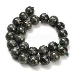 天然緑色藍晶石ビーズ連売り  ラウンド  グレードAB  16mm  穴：1.2mm  約25個/連  15.55''（39.5センチメートル）&nbsp;G-H335-B02-16mm-AB