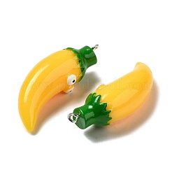 Cartoon Opaque Resin Vegetable Pendants&nbsp;CRES-B018-02A