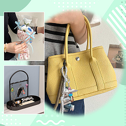 DIY天使ペンダント作りキット  合金とABSプラスチック模造真珠ビーズを含む  アンティークシルバー＆プラチナ  420個/セット&nbsp;DIY-AR0004-62