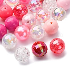 26Pcs 13 Colors Transparent & Opaque Acrylic Beads&nbsp;MACR-FP0001-19