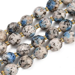 Dyed Natural Sesame Jasper Beads Strands&nbsp;G-N342-149I-01