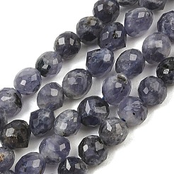 Natural Cordierite/Iolite/Dichroite Beads Strands&nbsp;GG-CBA9A7F-A02