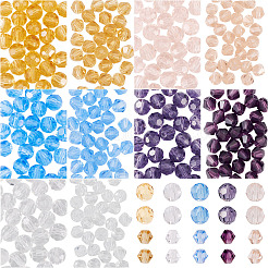 300Pcs 10 Styles Transparent Glass Beads&nbsp;EGLA-TA0013-20