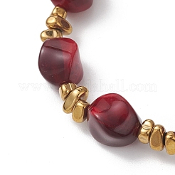 Acrylic Imitation Gemstone Beads Stretch Bracelets for Women&nbsp;BJEW-JB13273
