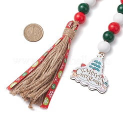 Wooden Beads Hanging Ornaments&nbsp;HJEW-JM02146