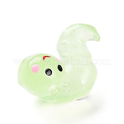 Luminous Resin Worm Ornament&nbsp;LS-DJEW-R011-01B-02