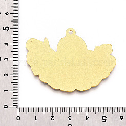 Rack Plating Alloy Enamel Big Pendants&nbsp;ENAM-N056-395F-G