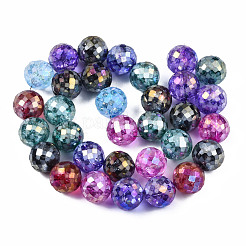 Electroplate Opaque Glass Beads Strands&nbsp;EGLA-S174-32
