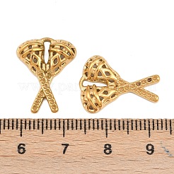 304 Stainless Steel Pendant Rhinestone Settings&nbsp;STAS-H241-15G