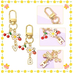 26Pcs Alloy Enamel Pendant Decorations&nbsp;HJEW-YW00176