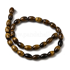 Natural Tiger Eye Beads Strands&nbsp;G-A275-A01-8x12mm