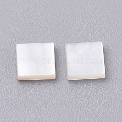 Natural White Shell Mother of Pearl Shell Cabochons&nbsp;SHEL-T007-27B
