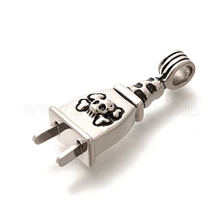 304 Stainless Steel Big Pendants&nbsp;STAS-Z110-12AS