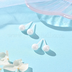 Hypoallergenic Bioceramics Zirconia Ceramic Stud Earrings&nbsp;EJEW-Z023-13G